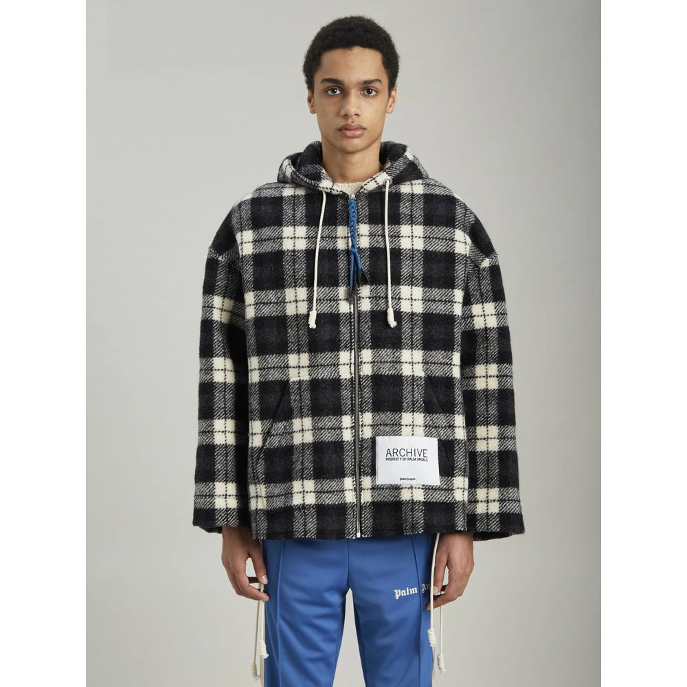 Palm Angels Schwarze Kaschmir Herren Pullover Jacke