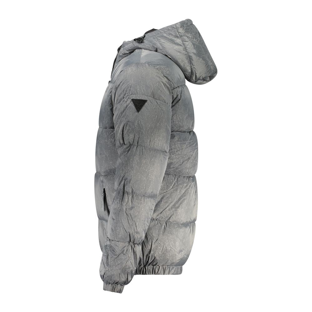 Guess Jeans Graue Polyamid-Jacke