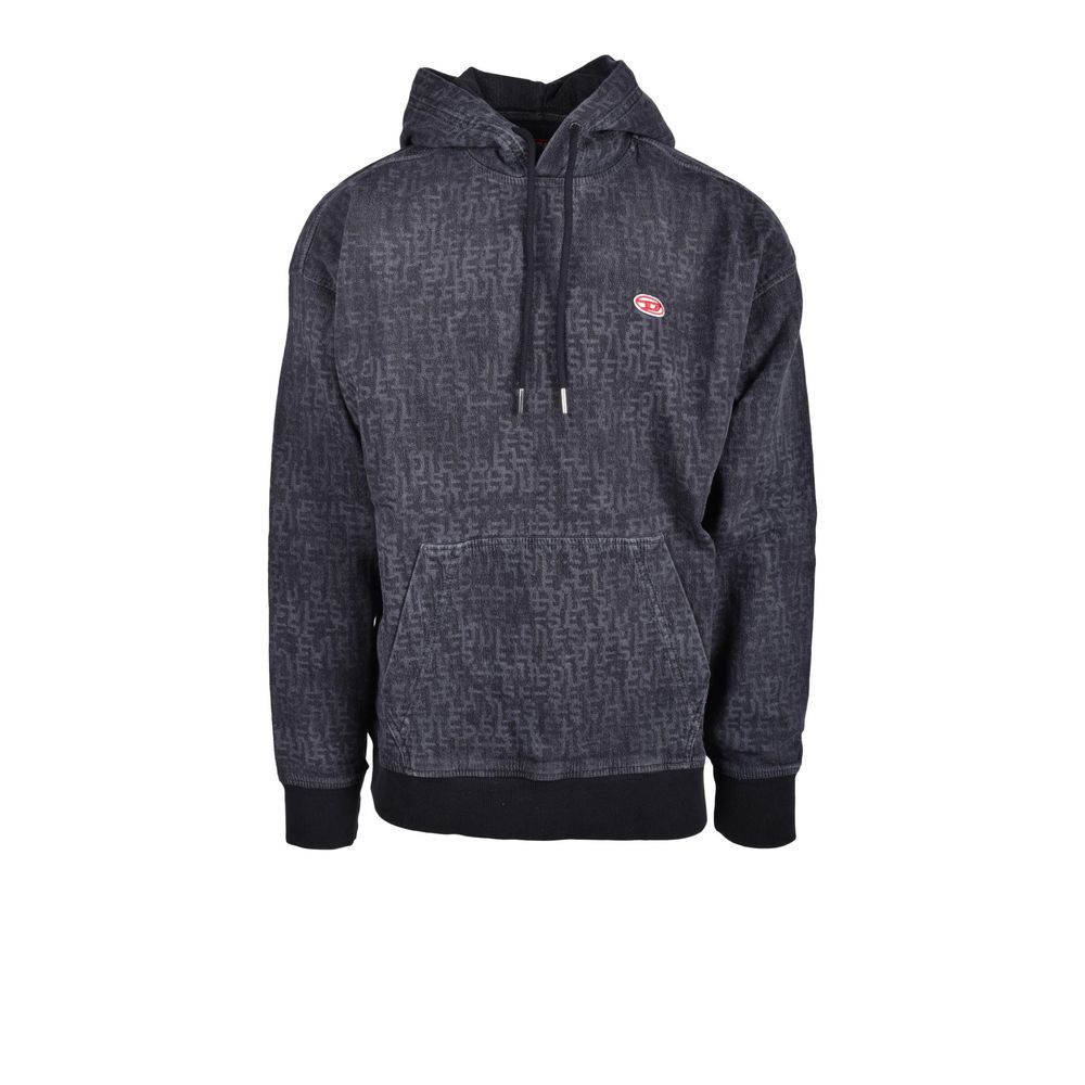 Diesel Grauer Baumwoll-Kapuzenpulli
