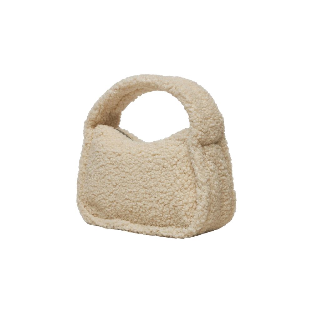 Calvin Klein Jeans Cremefarbene Handtasche aus recyceltem Polyester