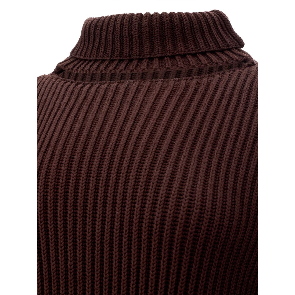 Bottega Veneta Elegantes Kleid aus brauner Viskose