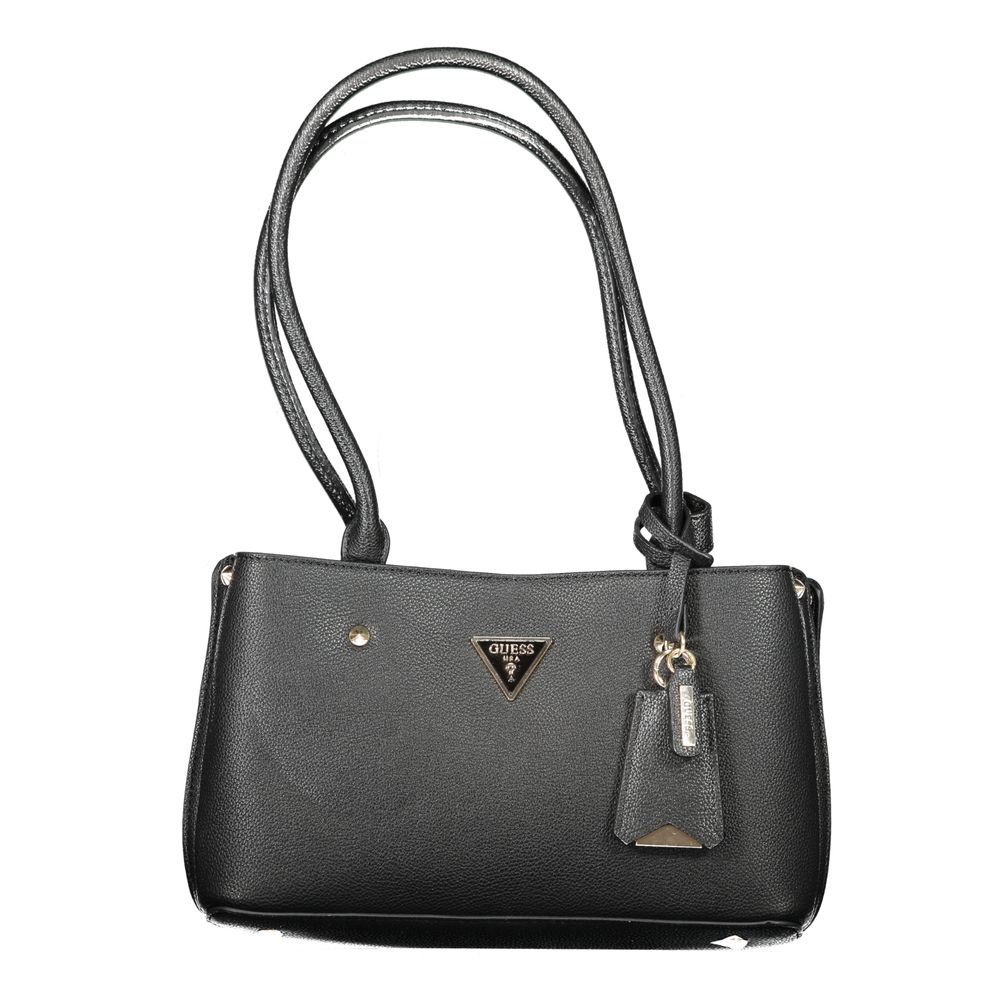 Guess Jeans Schwarz Polyethylen Frauen Handtasche