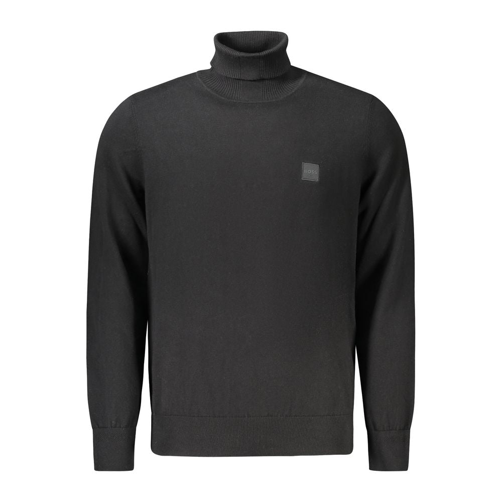 Hugo Boss Schwarzer Pullover aus Wolle für Männer