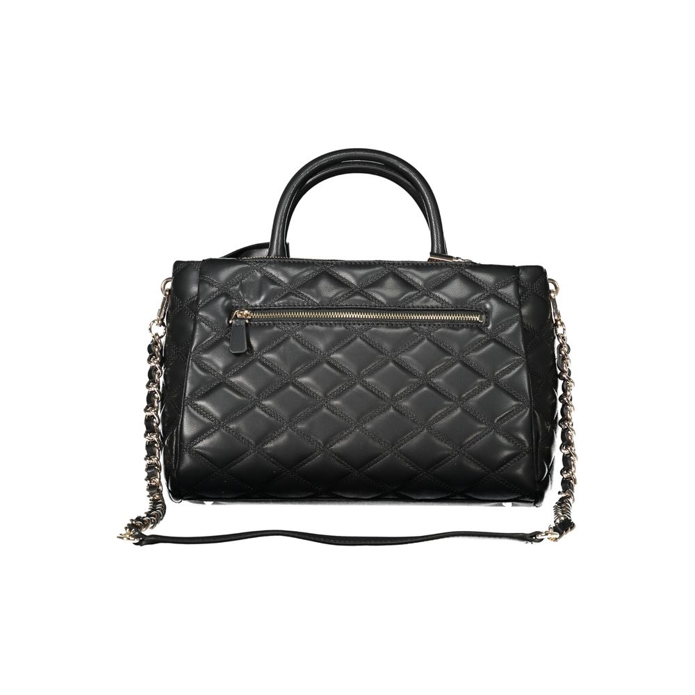 Guess Jeans Schwarz Polyethylen Frauen Handtasche