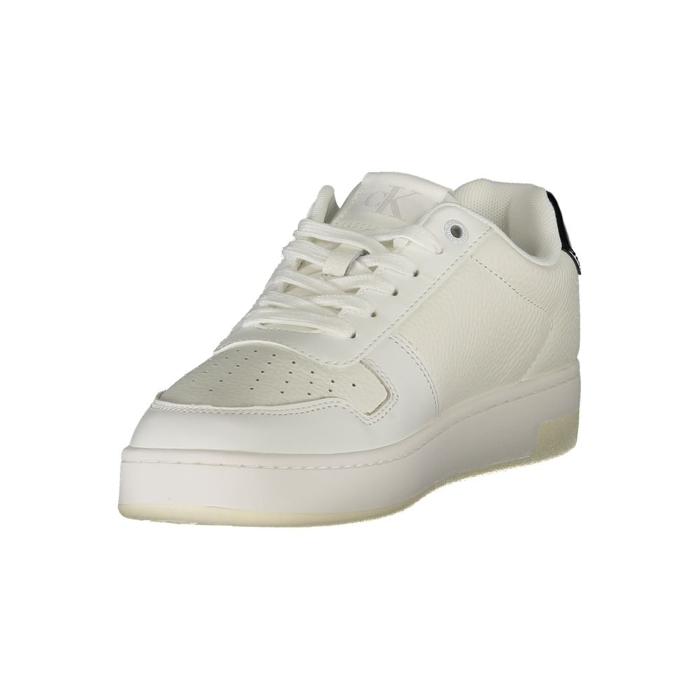 Calvin Klein Weißes Leder Damen Sneaker