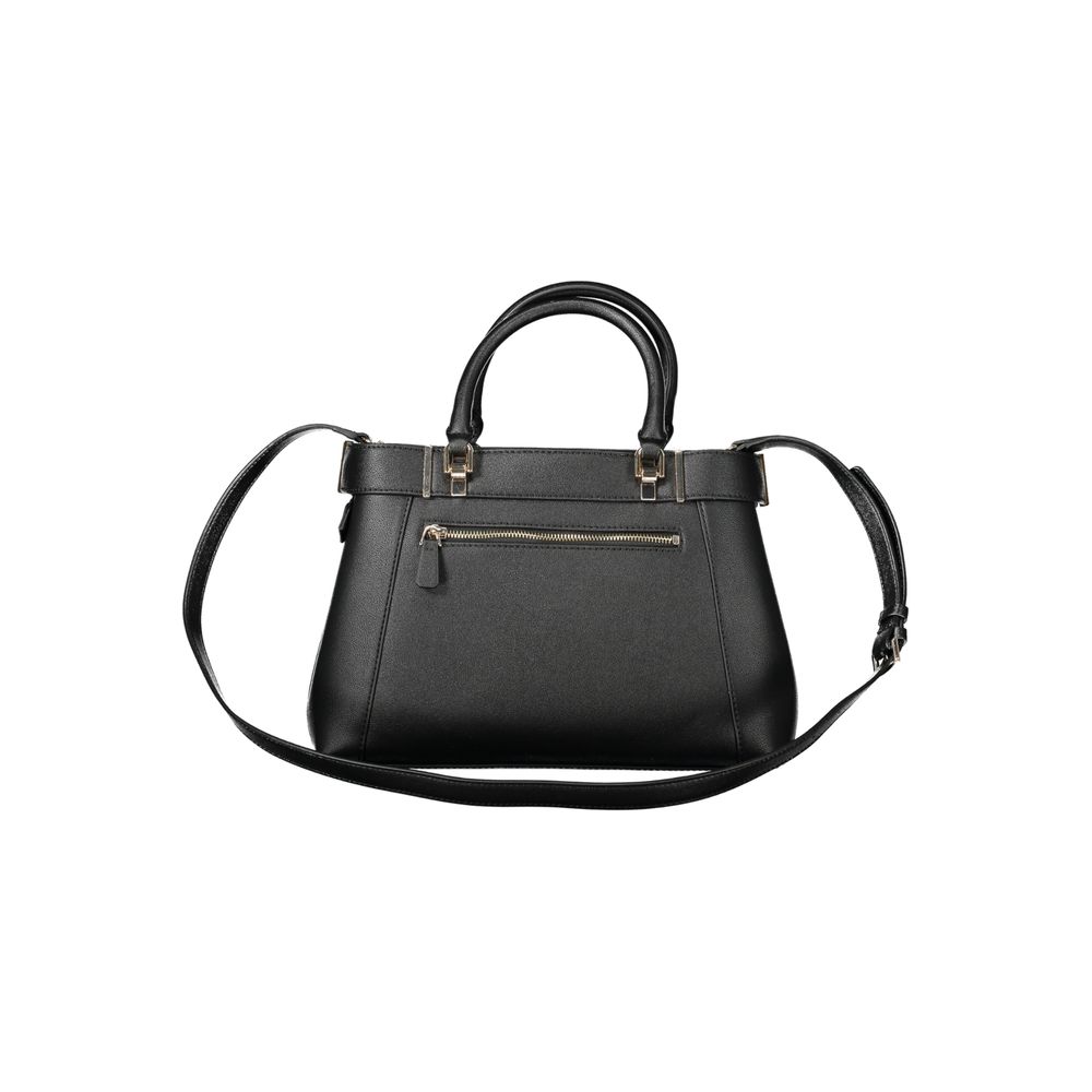 Guess Jeans Schwarz Polyethylen Frauen Handtasche