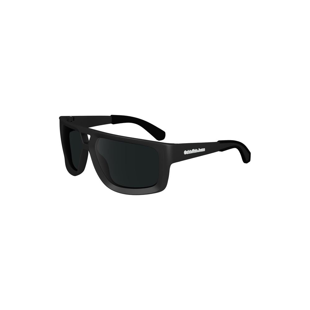 Calvin Klein Schwarze Plastiksonnenbrille