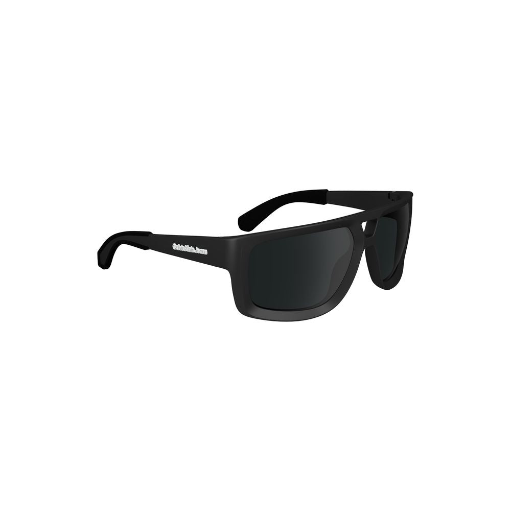 Calvin Klein Schwarze Plastiksonnenbrille