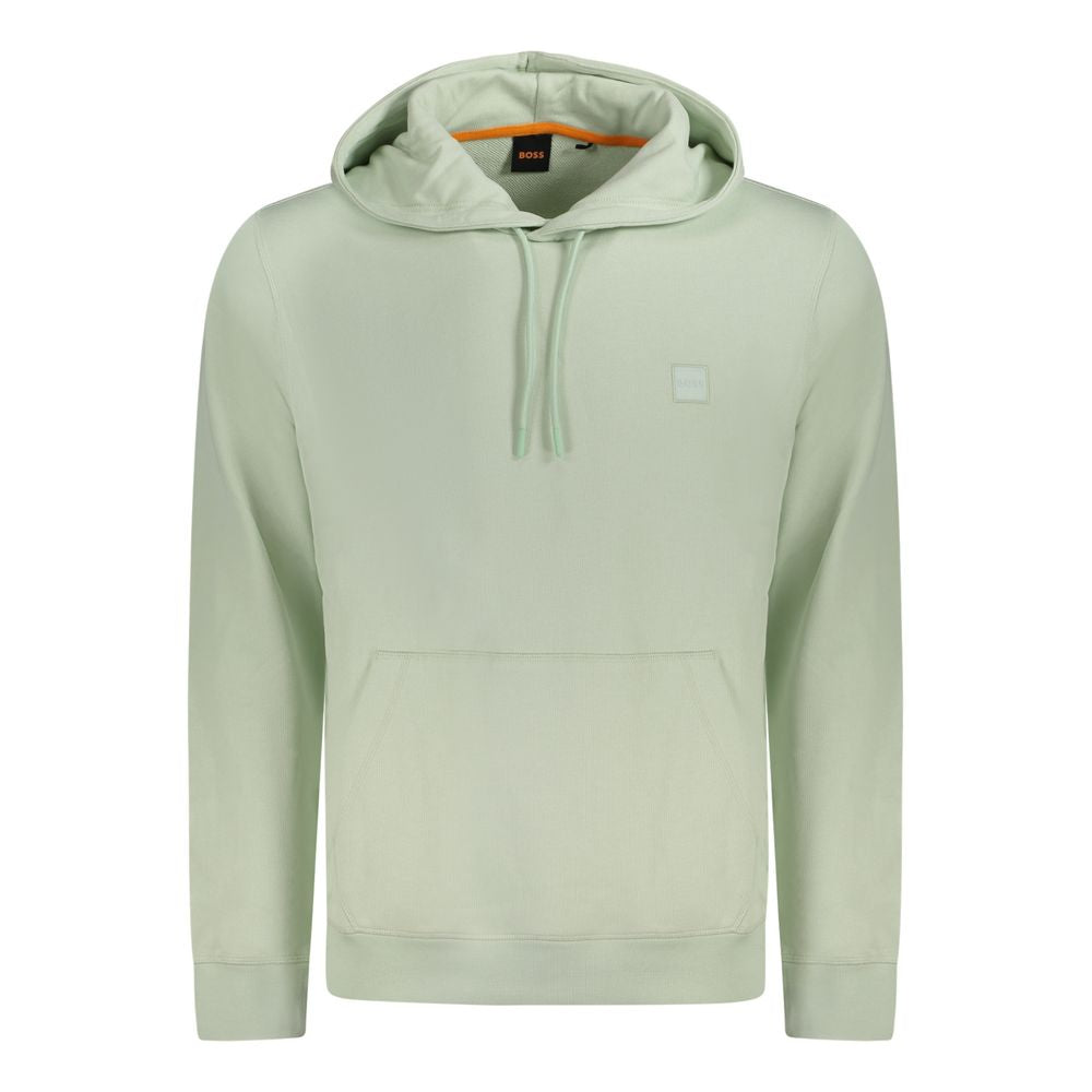 Hugo Boss Grüner Baumwollpullover
