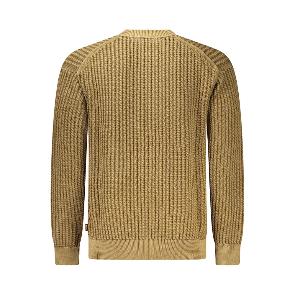 Hugo Boss Brauner Baumwollpullover für Männer