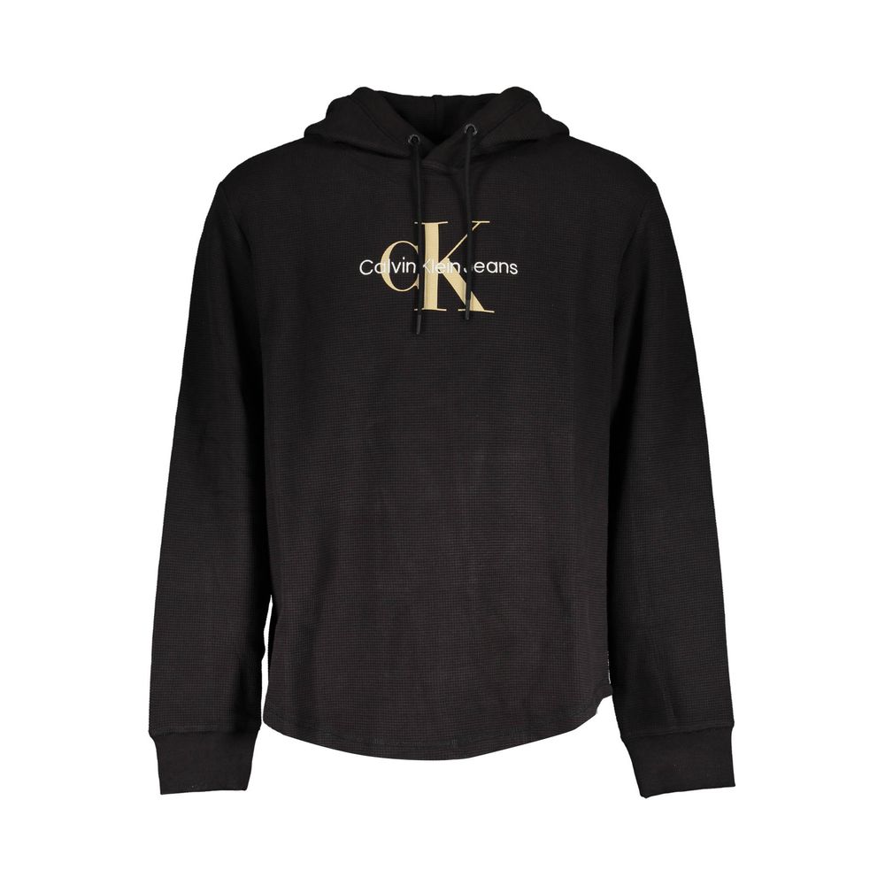 Calvin Klein Schwarzer Baumwollpullover für Männer