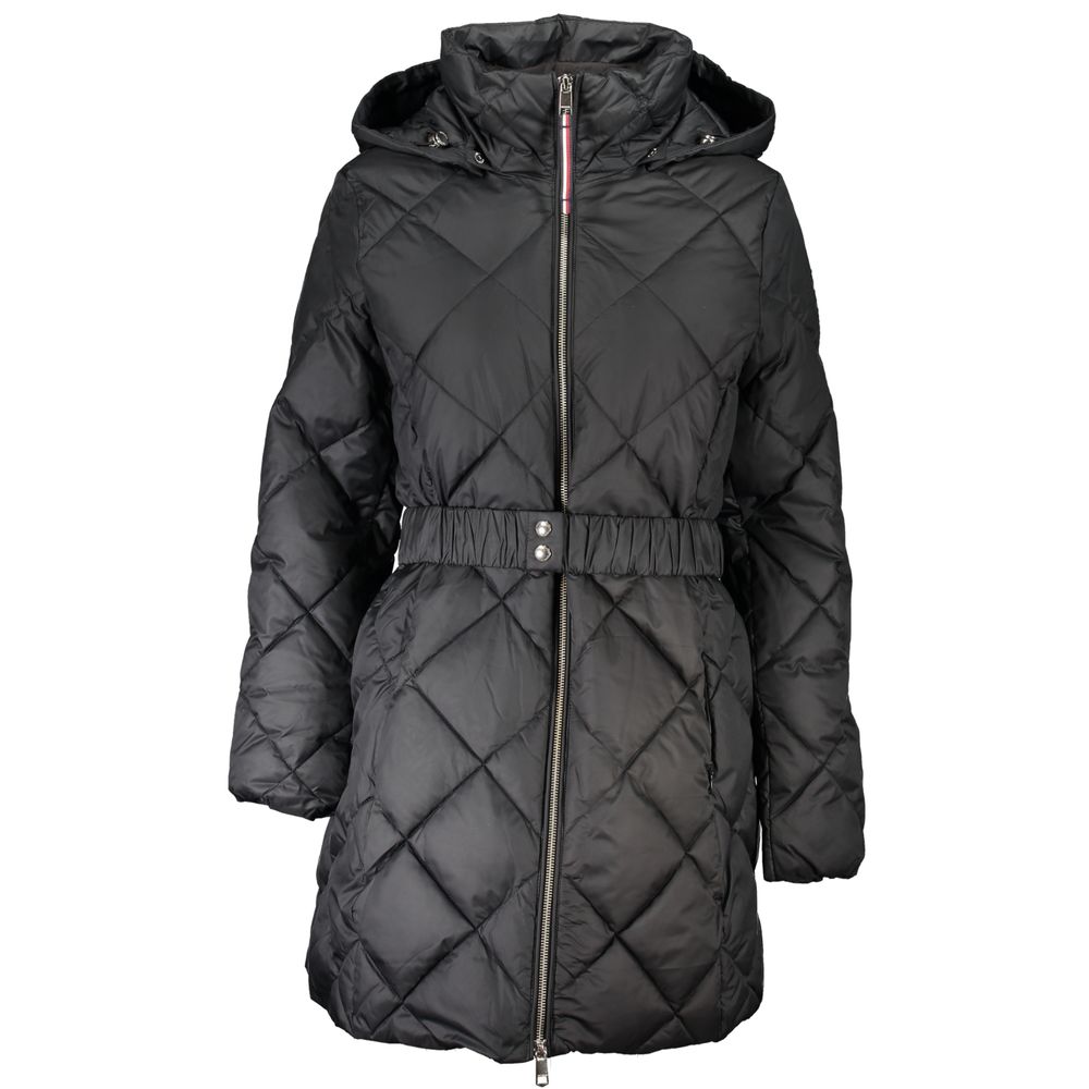 Tommy Hilfiger Schwarze Polyesterjacken &