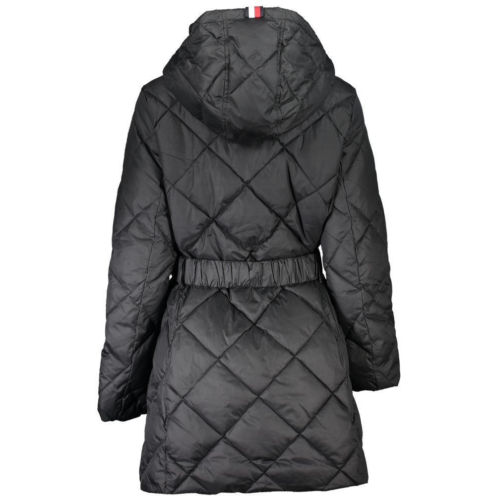 Tommy Hilfiger Schwarze Polyesterjacken &
