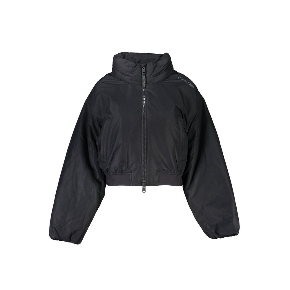 Calvin Klein Schwarze Polyesterjacken &