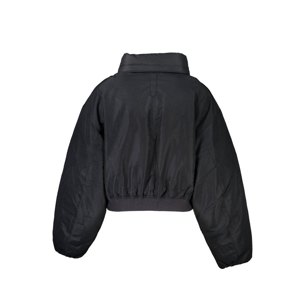 Calvin Klein Schwarze Polyesterjacken &