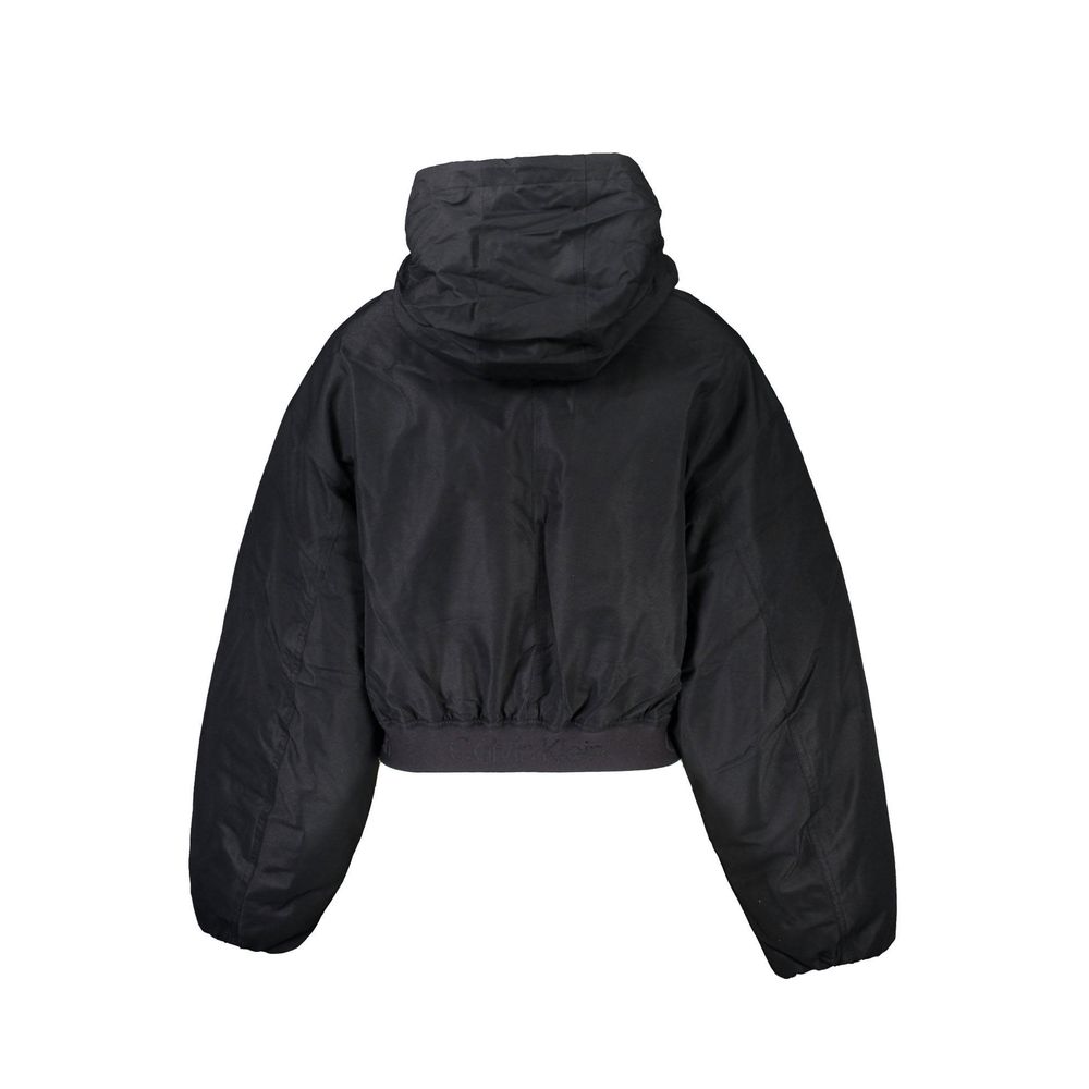Calvin Klein Schwarze Polyesterjacken &