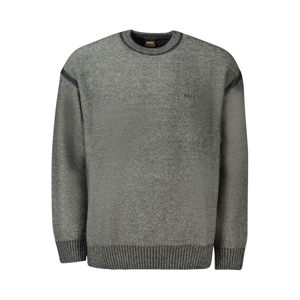 Hugo Boss Grauer Pullover aus Wolle