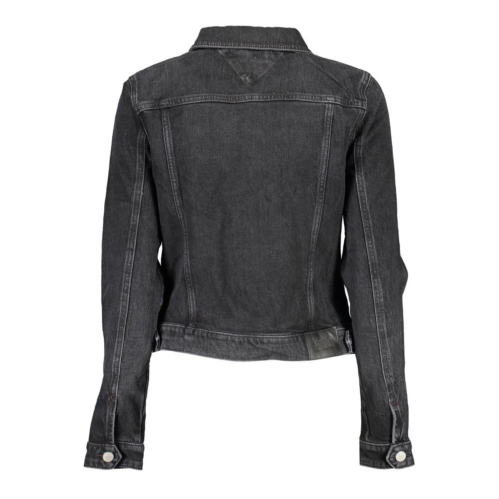 Tommy Hilfiger Schwarze Baumwolljacken &