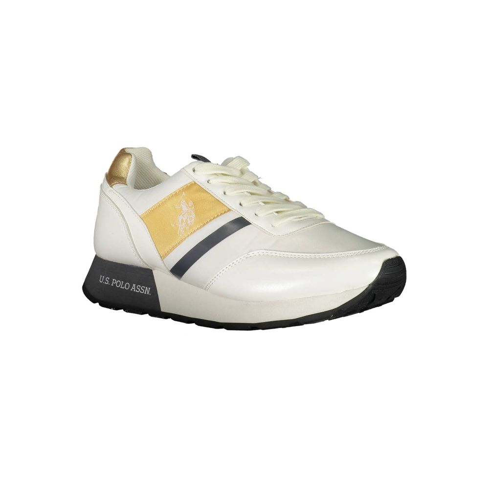 U.S. POLO ASSN. Sneaker aus weißem Polyester