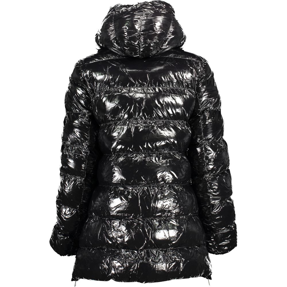 U.S. POLO ASSN. Schwarze Polyesterjacken &