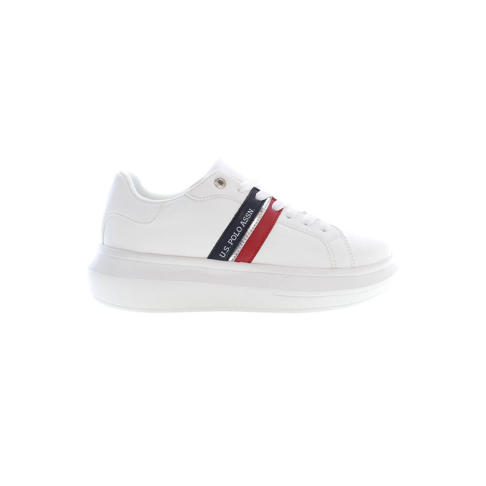 U.S. POLO ASSN. Sneaker aus weißem Polyester