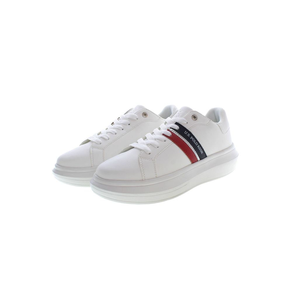 U.S. POLO ASSN. Sneaker aus weißem Polyester
