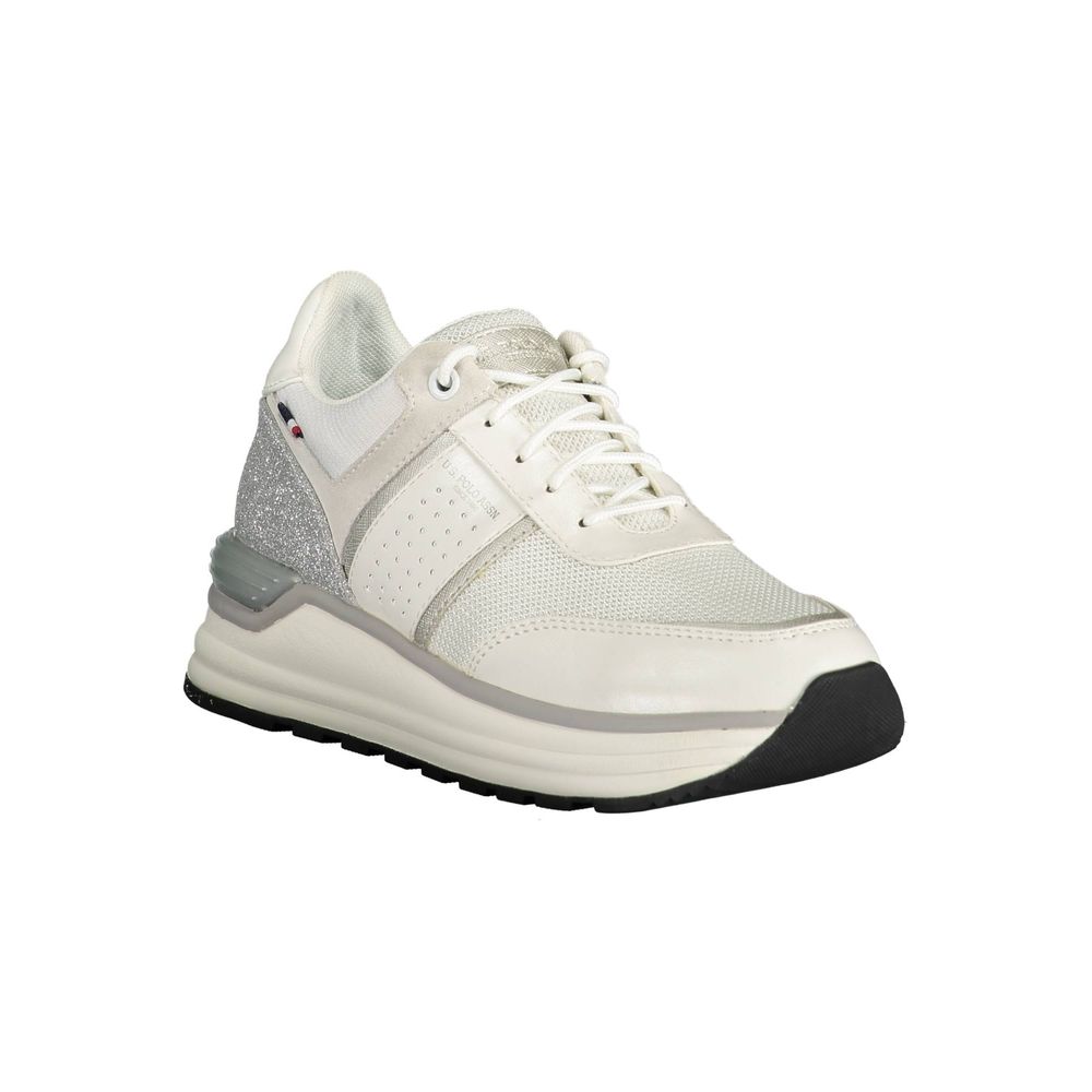U.S. POLO ASSN. Sneaker aus weißem Polyester