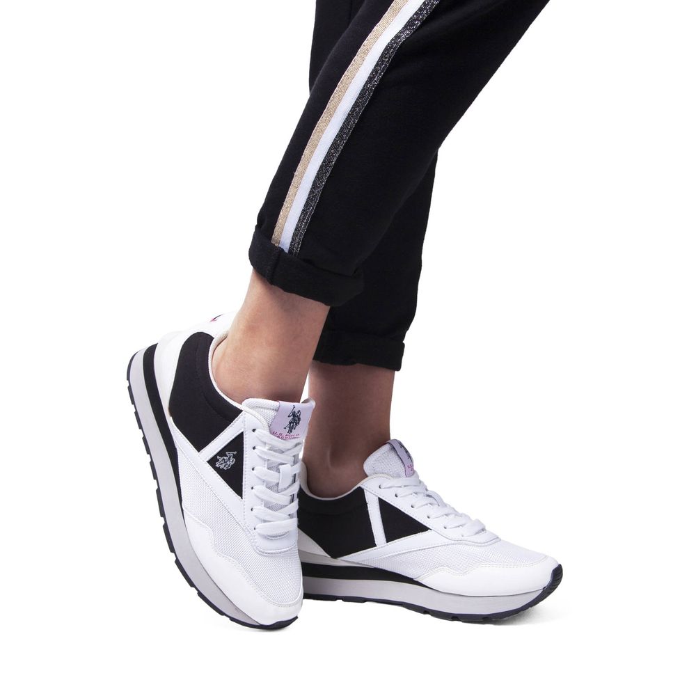 U.S. POLO ASSN. Sneaker aus weißem Polyester