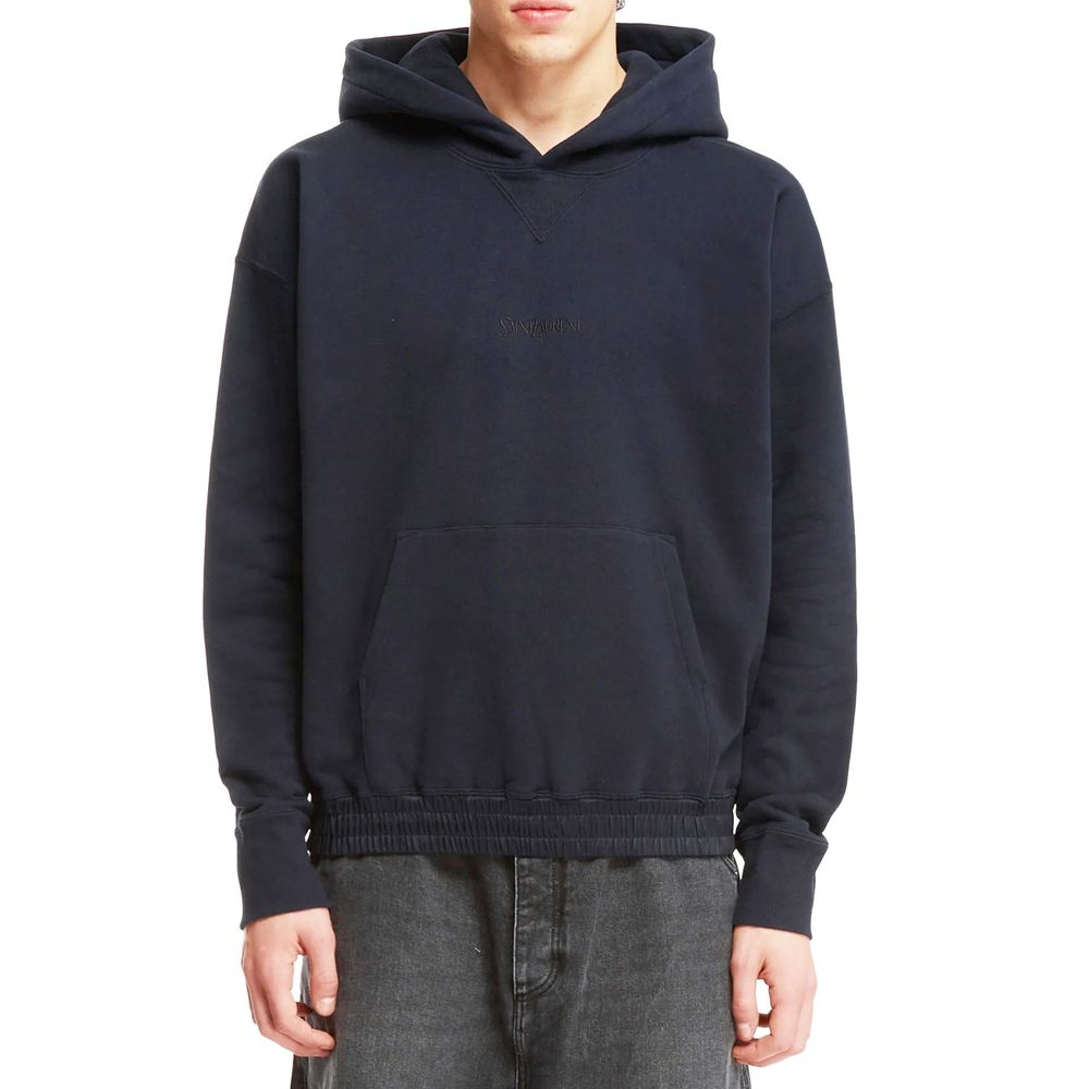 Saint Laurent Baumwoll-Fleece-Sweatshirt