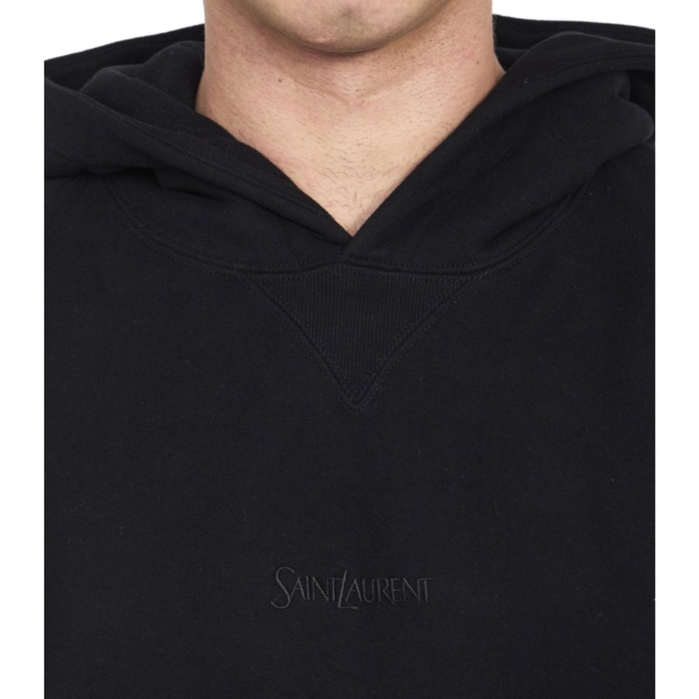 Saint Laurent Sweatshirt aus Baumwolle mit Kapuze