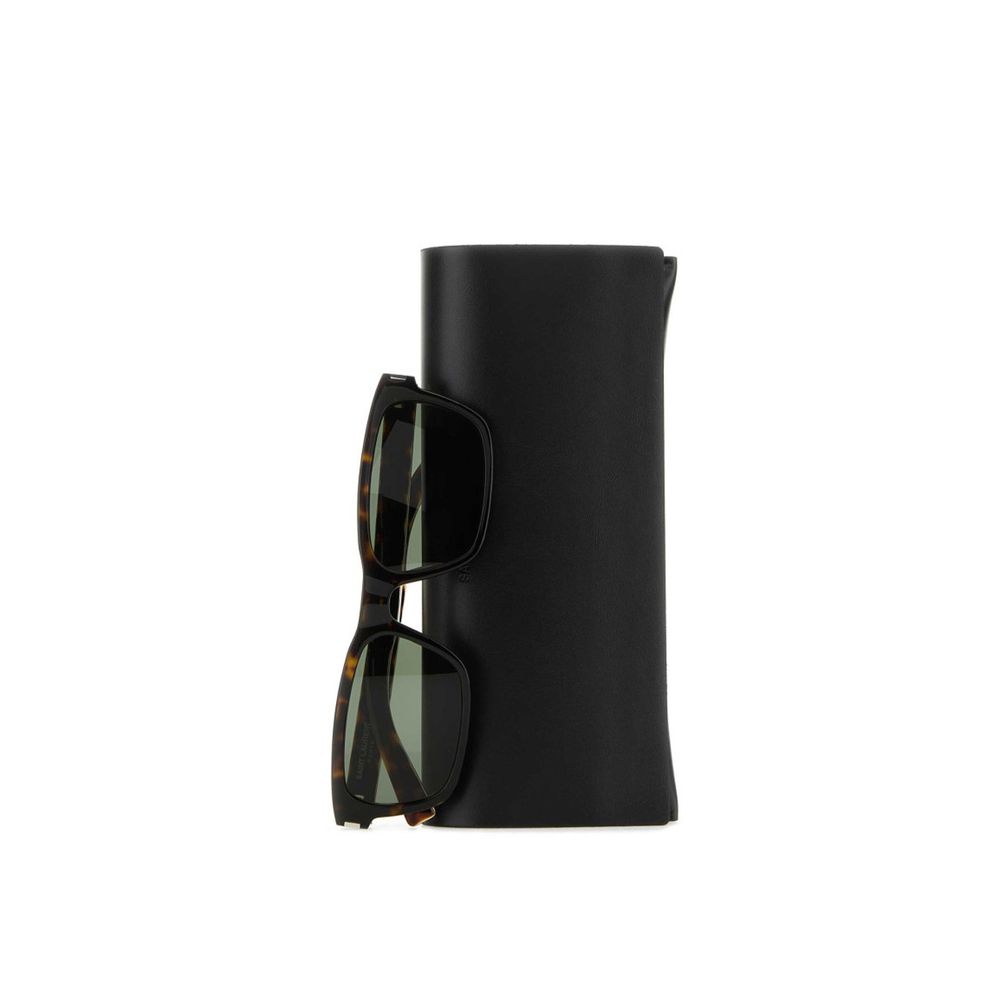 Saint Laurent Quadratische Logo-Sonnenbrille