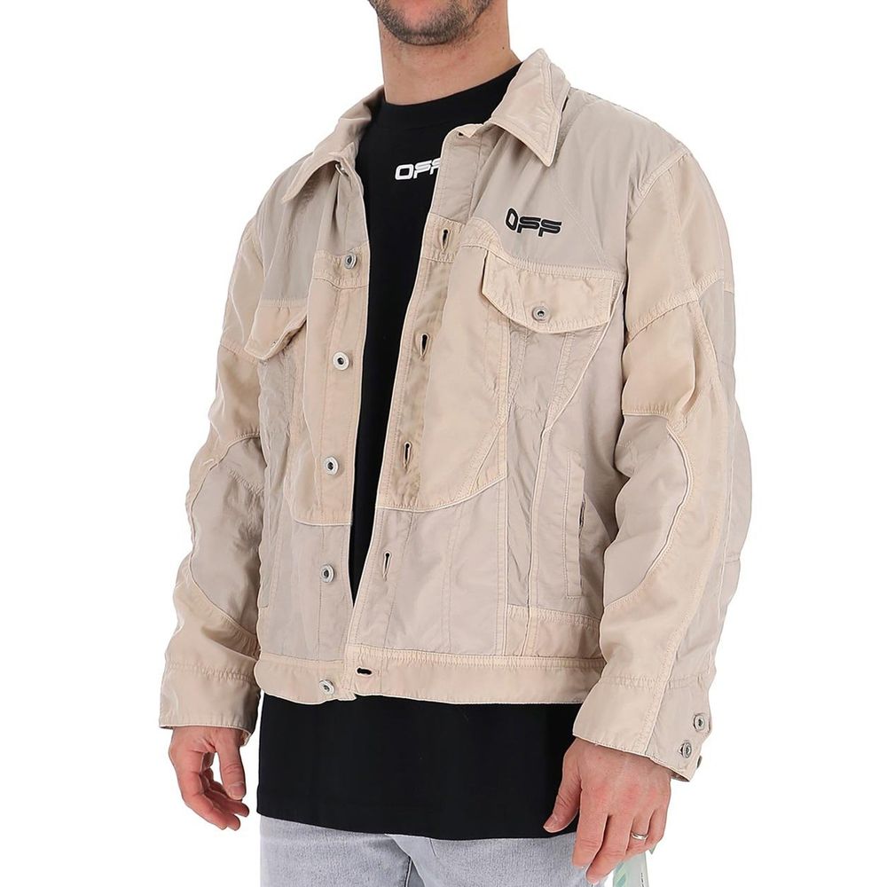 Veste coupe-vent bomber à logo Off-White