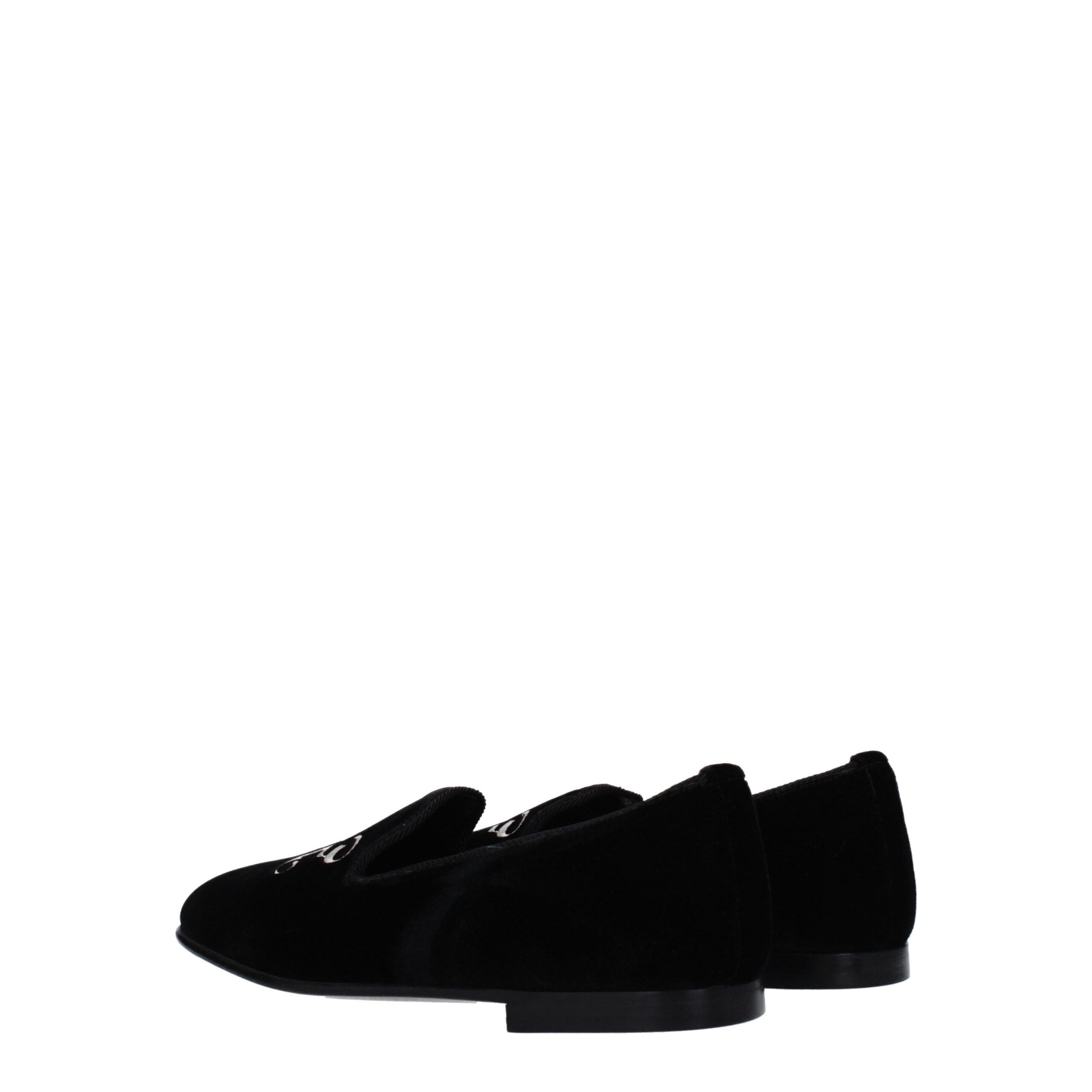 Palm Angels Slipper aus schwarzem Samt