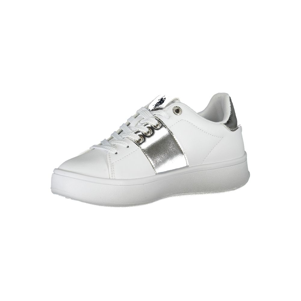 U.S. POLO ASSN. Sneaker aus weißem Polyester