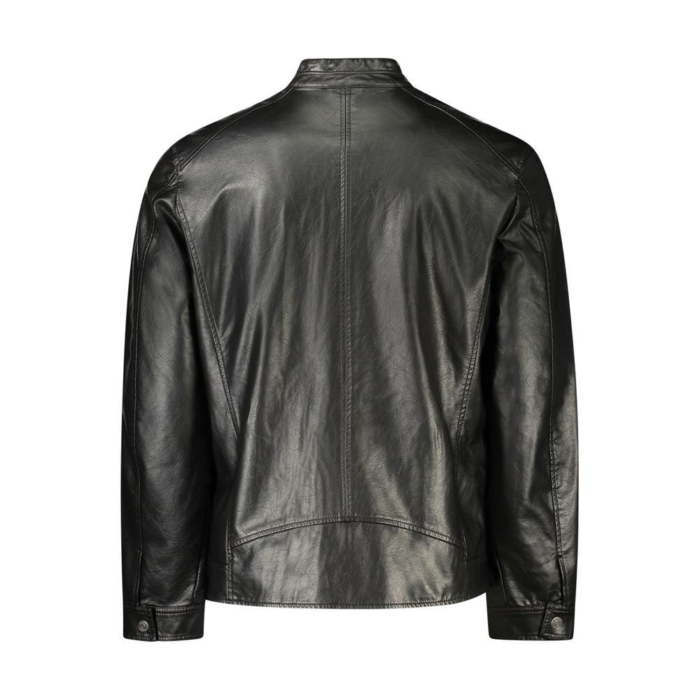 Guess Jeans Schwarzer Polyethylen-Mantel
