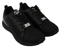 Philipp Plein Schwarz Casual Running Turnschuhe Schuhe