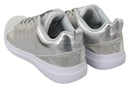 Philipp Plein Gisella Silber Polyester Turnschuhe Schuhe