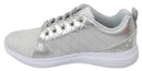 Philipp Plein Gisella Silber Polyester Turnschuhe Schuhe