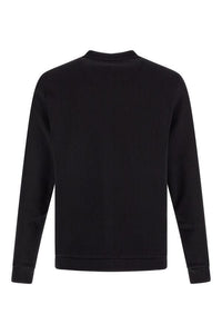 Hugo Boss Elegantes Rundhals-Sweatshirt aus schwarzer Baumwolle