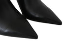 Jimmy Choo Elegante Schwarz-Gold Leder Pumps