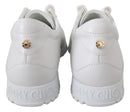 Jimmy Choo Elegante weiße Leder-Sneakers