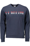 U.S. POLO ASSN. Blauer Baumwollpullover für Männer