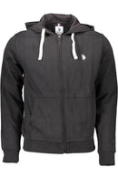 U.S. POLO ASSN. Schwarzer Baumwollpullover für Männer