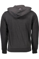 U.S. POLO ASSN. Schwarzer Baumwollpullover für Männer