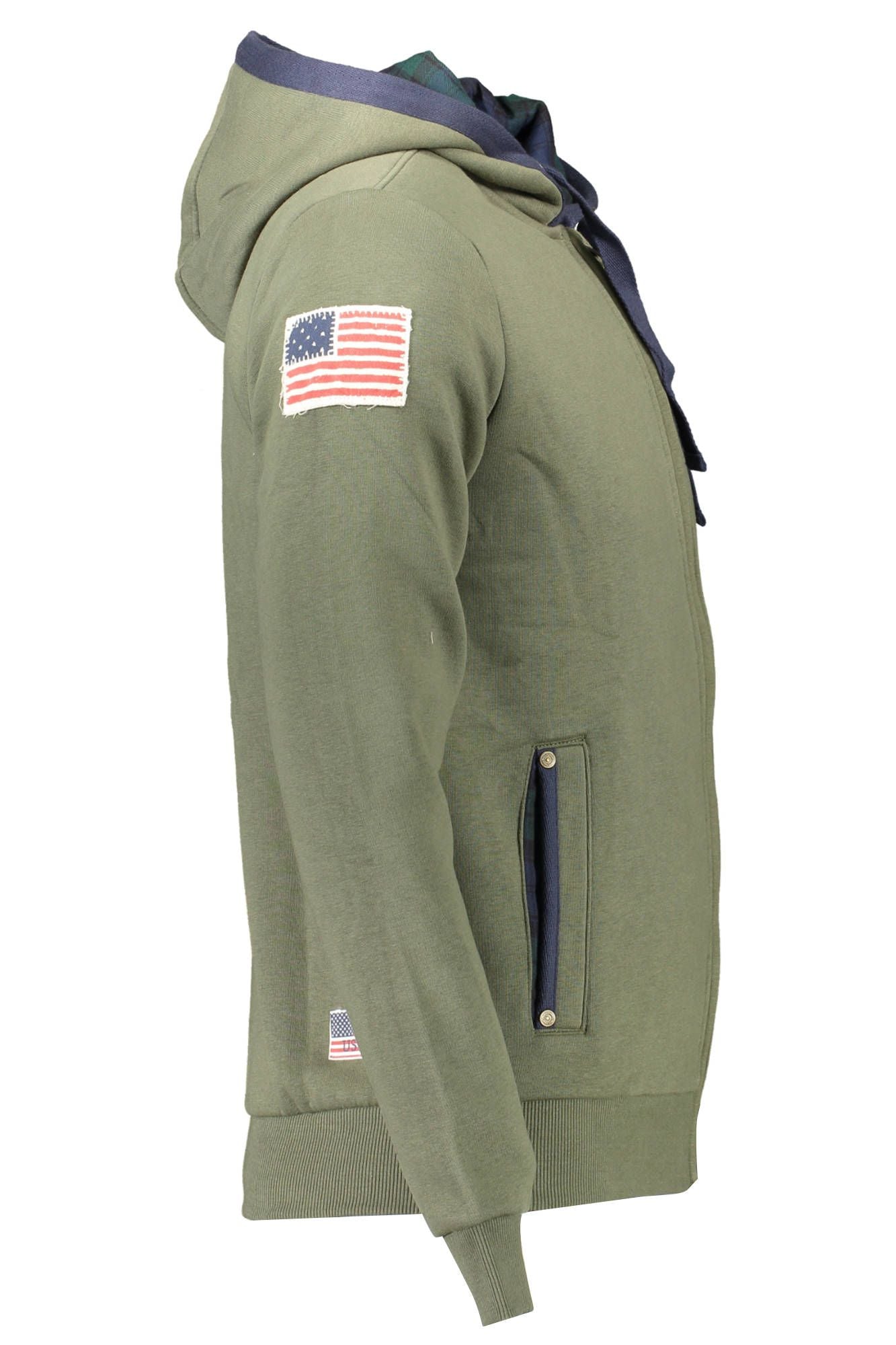 U.S. POLO ASSN. Grüner Baumwollpullover für Männer