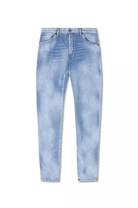 Dsquared² Hellblaue Baumwolle Herren Jeans