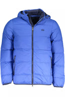 La Martina Blaue Jacke Elite mit abnehmbarer Kapuze