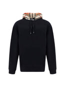Burberry Eleganter schwarzer Samuel-Hoodie in Übergröße