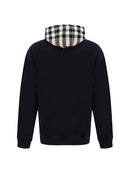Burberry Eleganter schwarzer Samuel-Hoodie in Übergröße