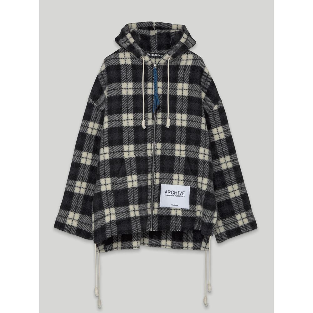 Palm Angels Schwarze Kaschmir Herren Pullover Jacke